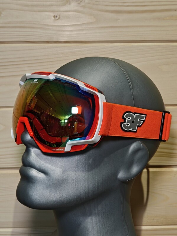 UNI LYŽIARSKE OKULIARE 3F VISON CLAW SPHERIC ORANGE